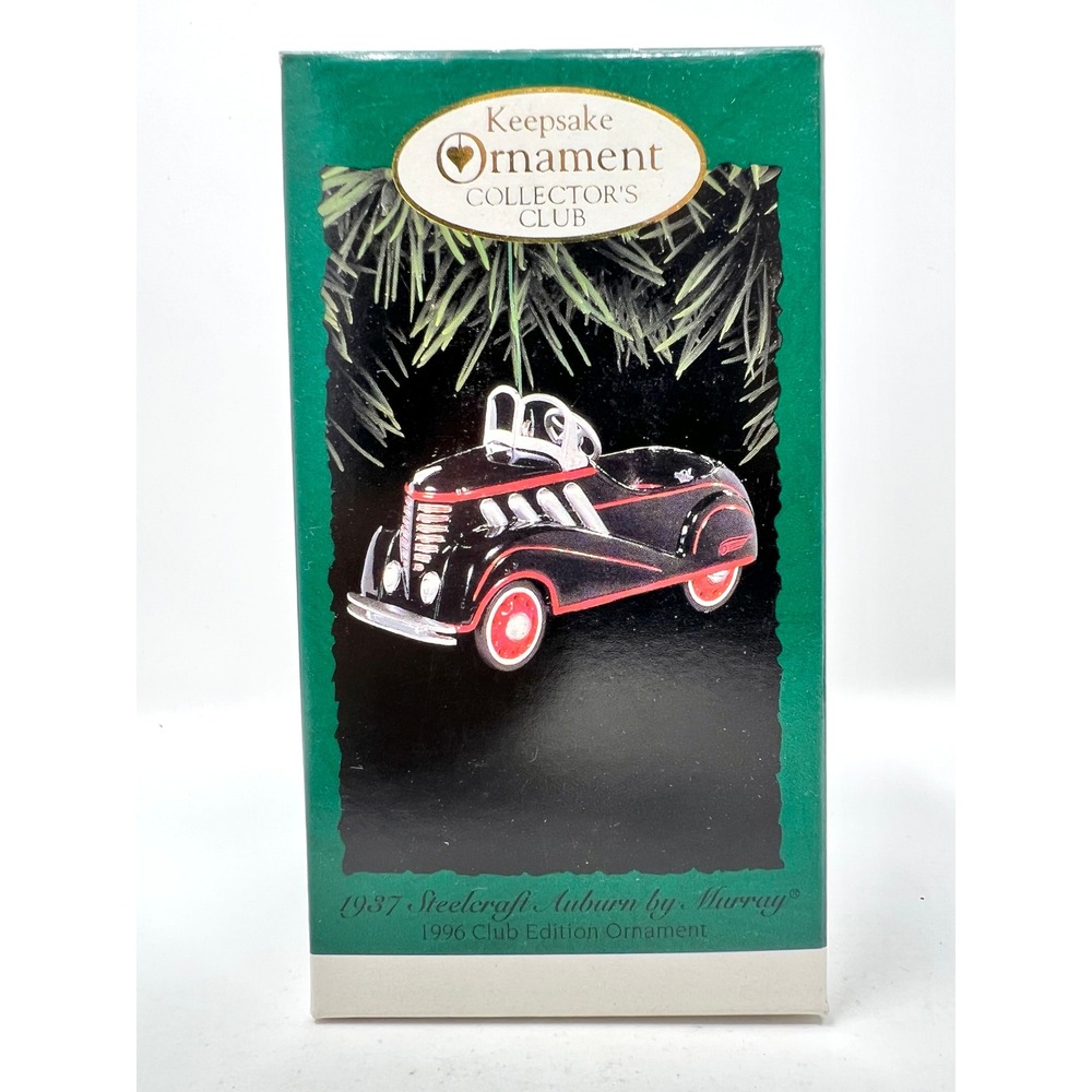 Hallmark Ornament 1937 Steelcraft Auburn Murray Black 1996 Club Edition Die-cast